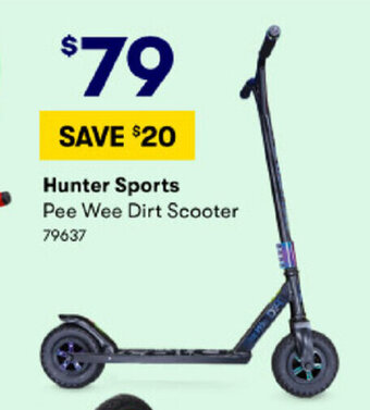 BIG W Hunter Sports Pee Wee Dirt Scooter offer