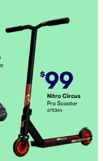BIG W Nitro Circus Pro Scooter offer