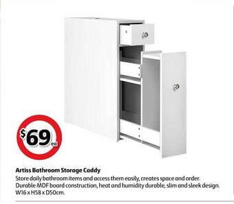 Coles Artiss Bathroom Storage Caddy offer