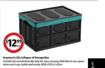 Coles Seymour's 23L Collapse-A Storage Box offer