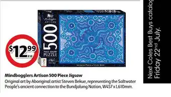 Mindbogglers Artisan 500 Piece Jigsaw