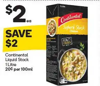 Woolworths Continental Liquid Stock 1 Litre offer