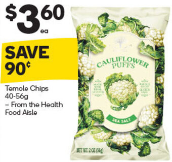 Woolworths Temole Chips 40-56g offer