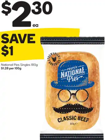 Woolworths National Pies Singles 180g offer