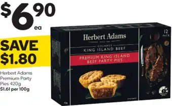 Woolworths Herbert Adams Premium Party Pies 420 g offer
