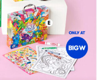 BIG W Crayola Uni-Creatures Mini Art Case offer