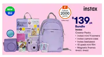 BIG W Bundle instax offer