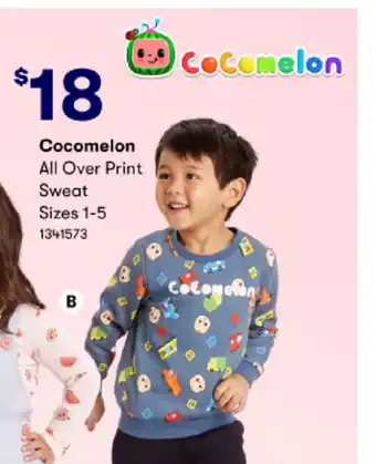 BIG W Cocomelon All Over Print Sweat offer