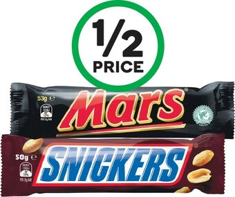 Woolworths Mars Medium Bars 40-56g or M&Mu2019s Minis Tube 35g offer