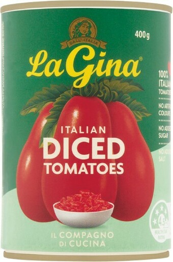 Woolworths La Gina Diced or Peeled Tomatoes 400g offer