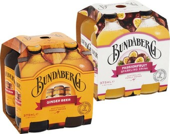 Woolworths Bundaberg Drink Varieties 4 x 375ml offer