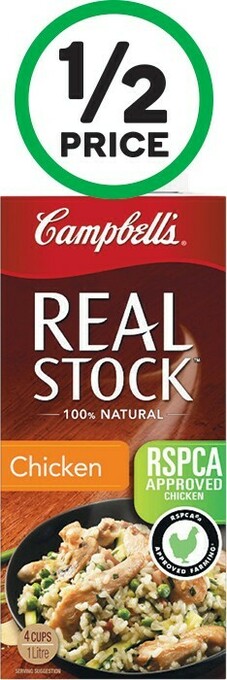 Woolworths Campbellu2019s Real Stock 1 Litre offer