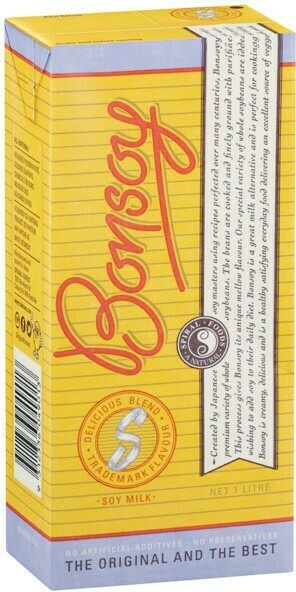 Bonsoy Almond or Soy Milk 1 Litre