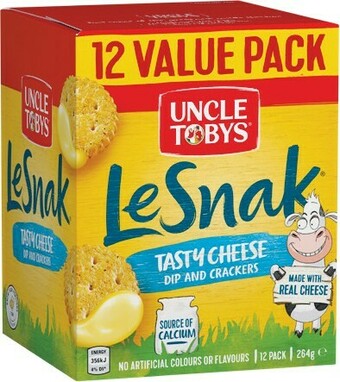 Woolworths Uncle Tobys Le Snak 264g Pk 12 or Nestle Milo Bars 210-270g Pk 10 offer