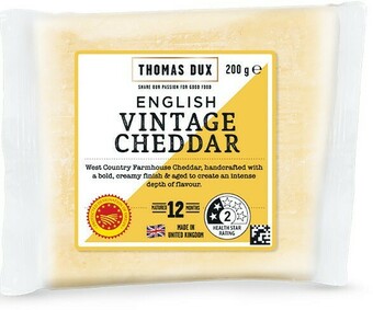 Woolworths Thomas Dux English Vintage Cheddar or Red Leicester 200g offer