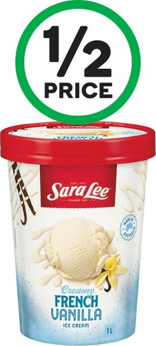 Sara Lee Ice Cream 1 Litre