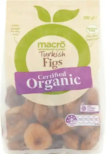 Woolworths Macro Organic Turkish Figs 500g u2013 From the Health Food Aisle offer