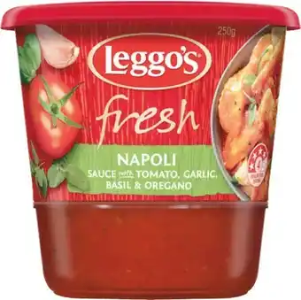 Woolworths Leggou2019s Fresh Sauce Varieties 250g u2013 From the Fridge offer