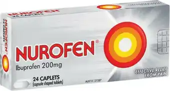 Woolworths Nurofen Pain & Inflammation Relief 200mg Ibuprofen Pk 24# offer