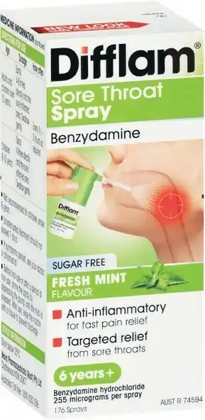 Woolworths Difflam Throat Spray 30ml* offer
