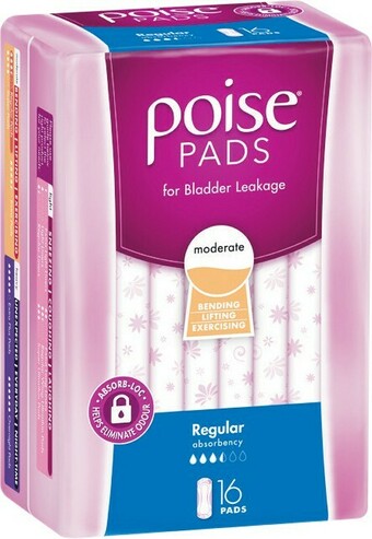 Poise Pads Pk 8-16