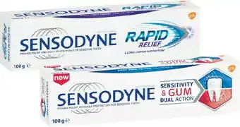 Woolworths Sensodyne Sensitivity & Gum Dual Action or Rapid Relief Toothpaste 100g^ offer