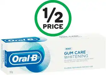 Woolworths Oral-B Pro Gum Care and Whitening Toothpaste 110g offer