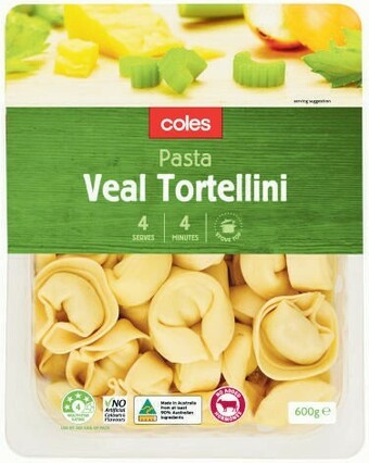 Coles Coles Veal Tortellini 600g offer