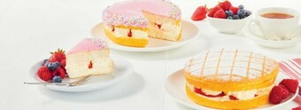 Coles Coles Bakery Cream Filled Sponge Cake 380g-450g offer