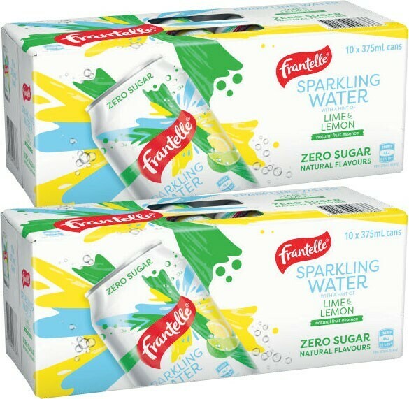 Frantelle Sparkling Water Cans 10x375mL offer at Coles