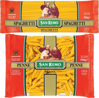 Coles San Remo Pasta 375g-500g offer