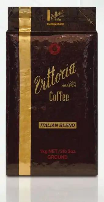 Coles Vittoria Special Italian Coffee Beans or Ground 1kg offer