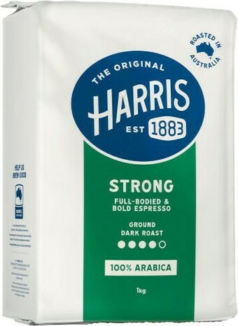 Coles Harris Coffee Beans or Ground 1kg offer
