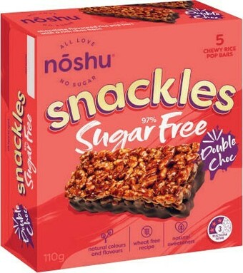 Coles Noshu Sugar Free Snackles 110g offer