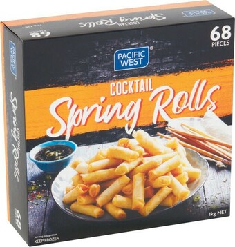 Coles Pacific West Cocktail Spring Rolls 1kg offer