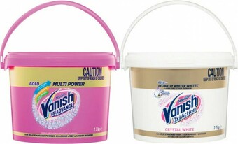 Coles Vanish Gold Pro Stain Remover Powder 2.7kg offer