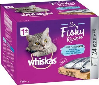 Coles Whiskas Oh So Cat Food 24x85g offer