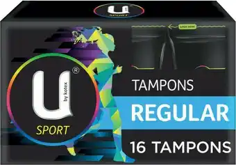 U by Kotex Sport Tampons 16 Pack