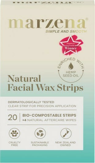 Marzena Natural Facial Wax Strips 20 Pack