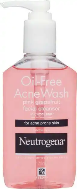 Coles Neutrogena Oil Free Cleanser Pink Grapefruit 175mL offer