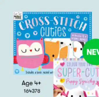 BIG W Cross Stitch Cuties Age 4+ offer