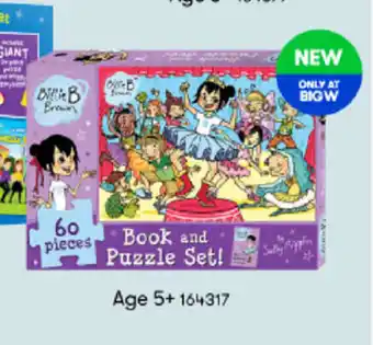 BIG W Billie B Brown Book and Puzzle Set Age 5+ offer