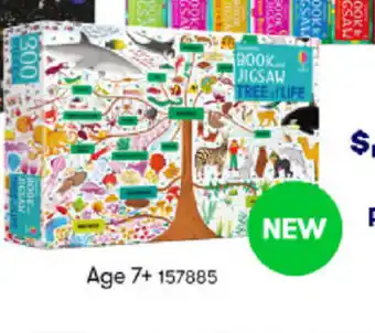 BIG W Book & Jigsaw Tree of Life Age 7+ offer