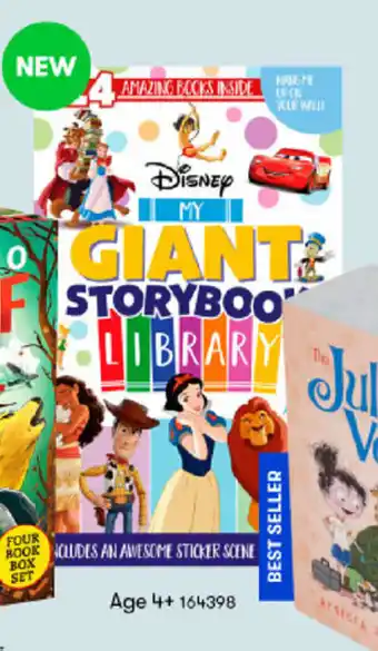 BIG W Disney My Giant Storybook Library for Age 4+ offer