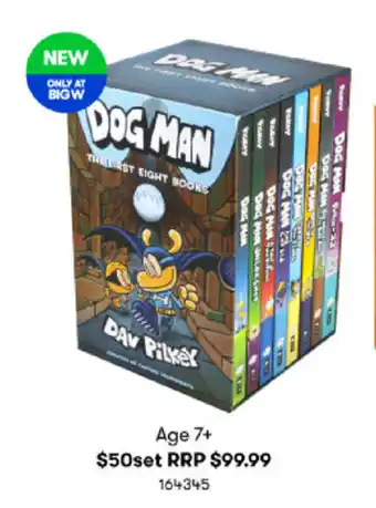 BIG W Dog Man The last Eight Books for Age 7+ offer