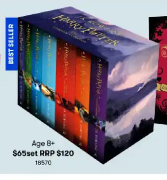 BIG W Harry Potter Collections for Age 8+ offer