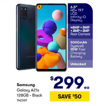 Samsung Galaxy A21s 128GB - Black