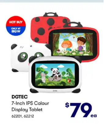 BIG W DGTEC 7-inch IPS Colour Display Tablet offer