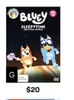 Bluey Sleepytime DVD