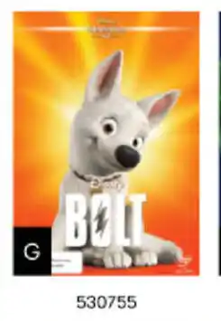 BOLT DVD